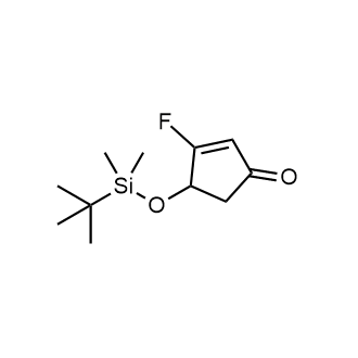 4-[Tert-butyl(dimethyl)silyl]oxy-3-fluoro-cyclopent-2-en-1-one|CS-0802506