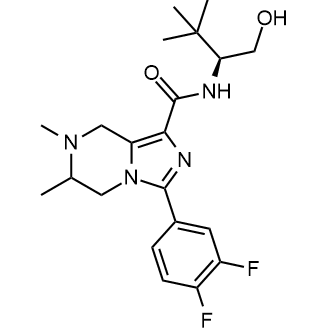 3-(3,4-Difluorophenyl)-N-[(1S)-1-(hydroxymethyl)-2,2-dimethyl-propyl]-6,7-dimethyl-6,8-dihydro-5H-imidazo[1,5-a]pyrazine-1-carboxamide|CS-0802585