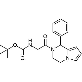 Tert-butyl N-[2-oxo-2-(1-phenyl-3,4-dihydro-1H-pyrrolo[1,2-a]pyrazin-2-yl)ethyl]carbamate|CS-0802609