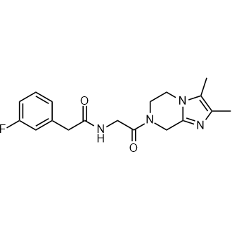 N-(2-(2,3-Dimethyl-5,6-dihydroimidazo[1,2-a]pyrazin-7(8H)-yl)-2-oxoethyl)-2-(3-fluorophenyl)acetamide|CS-0802660