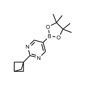 2-(Bicyclo[1.1.1]pentan-1-yl)-5-(4,4,5,5-tetramethyl-1,3,2-dioxaborolan-2-yl)pyrimidine|CS-0802777