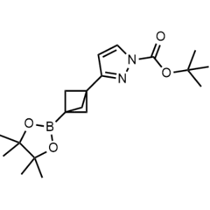 Tert-butyl 3-[3-(4,4,5,5-tetramethyl-1,3,2-dioxaborolan-2-yl)-1-bicyclo[1.1.1]pentanyl]pyrazole-1-carboxylate|CS-0802809