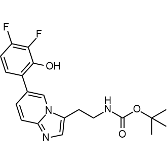 Tert-butyl (2-(6-(3,4-difluoro-2-hydroxyphenyl)imidazo[1,2-a]pyridin-3-yl)ethyl)carbamate|CS-0803055
