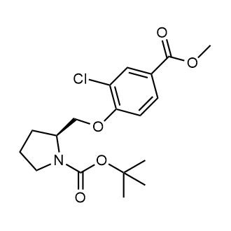 Tert-butyl (S)-2-((2-chloro-4-(methoxycarbonyl)phenoxy)methyl)pyrrolidine-1-carboxylate|CS-0803097