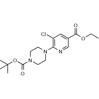 Tert-butyl 4-(3-chloro-5-(ethoxycarbonyl)pyridin-2-yl)piperazine-1-carboxylate|CS-0803103