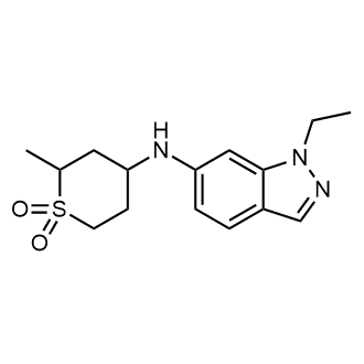 1-Ethyl-N-(2-methyl-1,1-dioxo-thian-4-yl)indazol-6-amine|CS-0803127