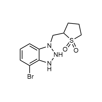 2-[(4-Bromo-2,3-dihydrobenzotriazol-1-yl)methyl]thiolane 1,1-dioxide|CS-0803173