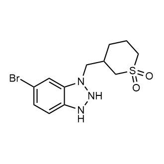 3-[(6-Bromo-2,3-dihydrobenzotriazol-1-yl)methyl]thiane 1,1-dioxide|CS-0803179