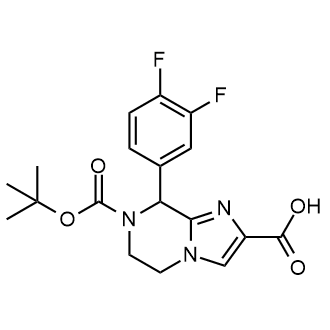 7-(Tert-butoxycarbonyl)-8-(3,4-difluorophenyl)-5,6,7,8-tetrahydroimidazo[1,2-a]pyrazine-2-carboxylic acid|CS-0803202