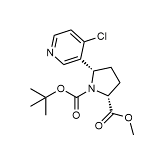 1-(Tert-butyl) 2-methyl (2R,5S)-5-(4-chloropyridin-3-yl)pyrrolidine-1,2-dicarboxylate|CS-0803209