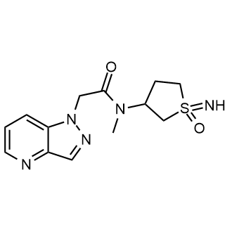 N-(1-Imino-1-oxo-thiolan-3-yl)-N-methyl-2-pyrazolo[4,3-b]pyridin-1-yl-acetamide|CS-0803228