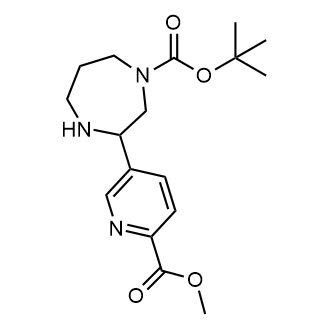Tert-butyl 3-(6-(methoxycarbonyl)pyridin-3-yl)-1,4-diazepane-1-carboxylate|CS-0803315