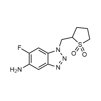 1-[(1,1-Dioxothiolan-2-yl)methyl]-6-fluoro-benzotriazol-5-amine|CS-0803381