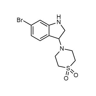 4-(6-Bromoindolin-3-yl)-1,4-thiazinane 1,1-dioxide|CS-0803415