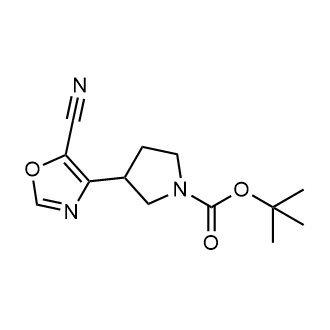Tert-butyl 3-(5-cyanooxazol-4-yl)pyrrolidine-1-carboxylate|CS-0803438
