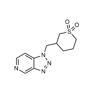 3-((1H-[1,2,3]Triazolo[4,5-c]pyridin-1-yl)methyl)tetrahydro-2H-thiopyran 1,1-dioxide|CS-0803478