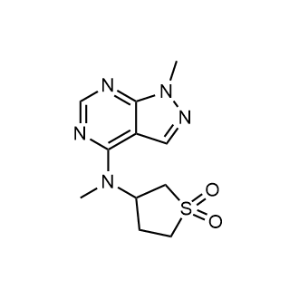 3-(Methyl(1-methyl-1H-pyrazolo[3,4-d]pyrimidin-4-yl)amino)tetrahydrothiophene 1,1-dioxide|CS-0803518
