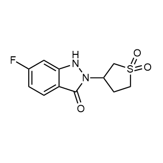 2-(1,1-Dioxidotetrahydrothiophen-3-yl)-6-fluoro-1,2-dihydro-3H-indazol-3-one|CS-0803578