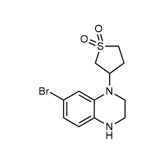 3-(7-Bromo-3,4-dihydro-2H-quinoxalin-1-yl)thiolane 1,1-dioxide|CS-0803587