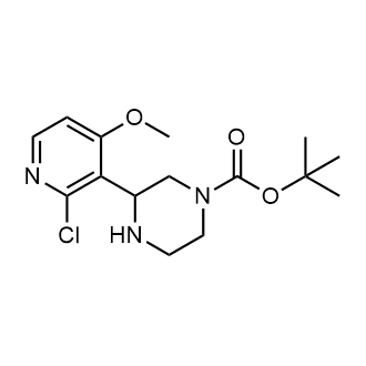 Tert-butyl 3-(2-chloro-4-methoxy-3-pyridyl)piperazine-1-carboxylate|CS-0803704