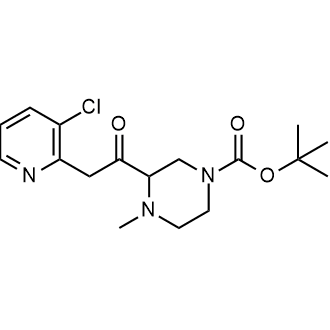 Tert-butyl 3-[2-(3-chloro-2-pyridyl)acetyl]-4-methyl-piperazine-1-carboxylate|CS-0803725