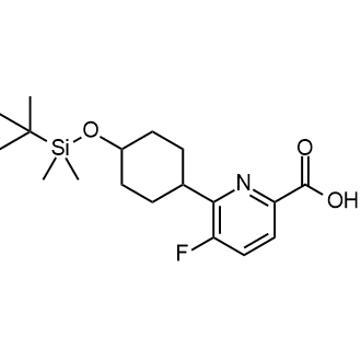 6-(4-((Tert-butyldimethylsilyl)oxy)cyclohexyl)-5-fluoropicolinic acid|CS-0803764