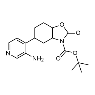Tert-butyl 5-(3-aminopyridin-4-yl)-2-oxohexahydrobenzo[d]oxazole-3(2H)-carboxylate|CS-0803814
