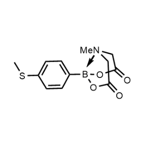 4-Methyl-8-(4-(methylthio)phenyl)dihydro-4lambda4,8lambda4-[1,3,2]oxazaborolo[2,3-b][1,3,2]oxazaborole-2,6(3H,5H)-dione|CS-0803950