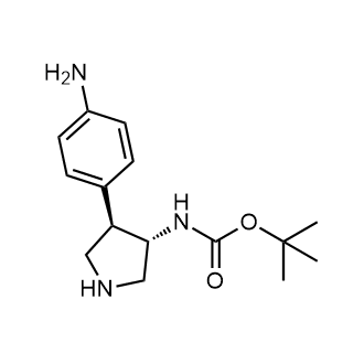 Tert-butyl ((3S,4R)-4-(4-aminophenyl)pyrrolidin-3-yl)carbamate|CS-0804227
