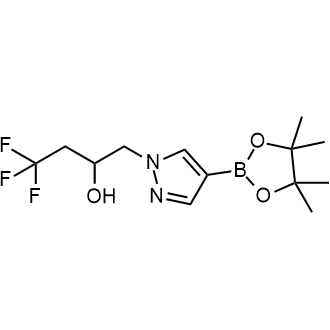 4,4,4-Trifluoro-1-(4-(4,4,5,5-tetramethyl-1,3,2-dioxaborolan-2-yl)-1H-pyrazol-1-yl)butan-2-ol|CS-0804443