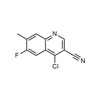 4-Chloro-6-fluoro-7-methylquinoline-3-carbonitrile|CS-0804490