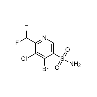 4-Bromo-5-chloro-6-(difluoromethyl)pyridine-3-sulfonamide|CS-0804528