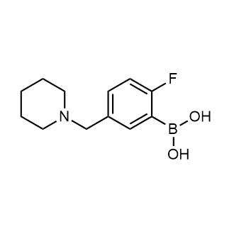 (2-Fluoro-5-(piperidin-1-ylmethyl)phenyl)boronic acid|CS-0804617