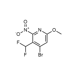 4-Bromo-3-(difluoromethyl)-6-methoxy-2-nitropyridine|CS-0804684