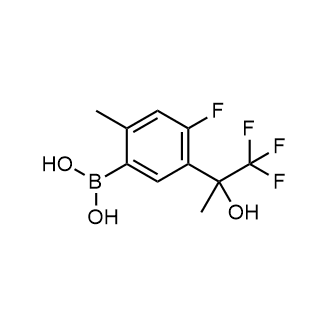(4-Fluoro-2-methyl-5-(1,1,1-trifluoro-2-hydroxypropan-2-yl)phenyl)boronic acid|CS-0805048
