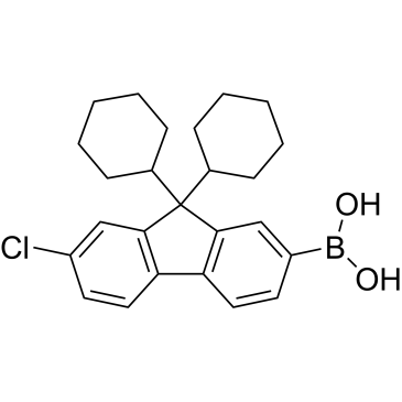 (7-Chloro-9,9-dicyclohexyl-9H-fluoren-2-yl)boronic acid|CS-0805136