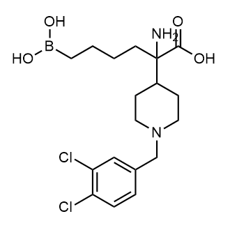 2-Amino-6-borono-2-(1-(3,4-dichlorobenzyl)piperidin-4-yl)hexanoic acid|CS-0805180