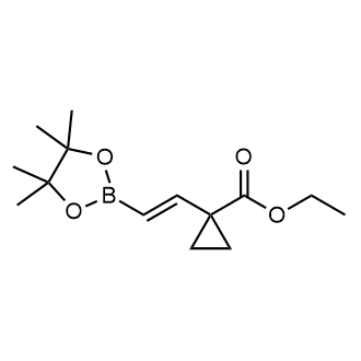Ethyl 1-(2-(4,4,5,5-tetramethyl-1,3,2-dioxaborolan-2-yl)vinyl)cyclopropanecarboxylate|CS-0805233