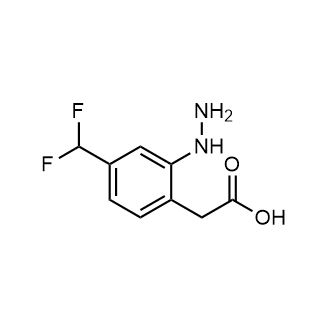 2-(4-(Difluoromethyl)-2-hydrazinylphenyl)acetic acid|CS-0805326