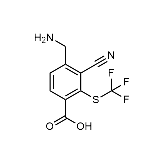 4-(Aminomethyl)-3-cyano-2-((trifluoromethyl)thio)benzoic acid|CS-0805396