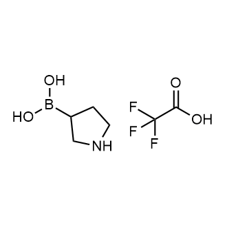 2,2,2-Trifluoroacetic acid compound with pyrrolidin-3-ylboronic acid 1:1|CS-0805429