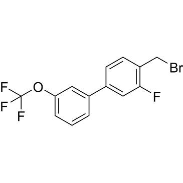 4-(Bromomethyl)-3-fluoro-3'-(trifluoromethoxy)-1,1'-biphenyl|CS-0805605