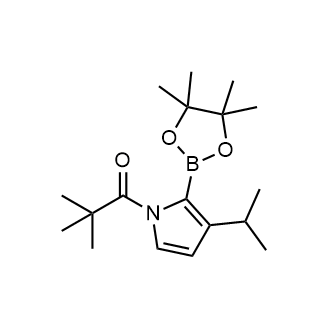 1-(3-Isopropyl-2-(4,4,5,5-tetramethyl-1,3,2-dioxaborolan-2-yl)-1H-pyrrol-1-yl)-2,2-dimethylpropan-1-one|CS-0805633