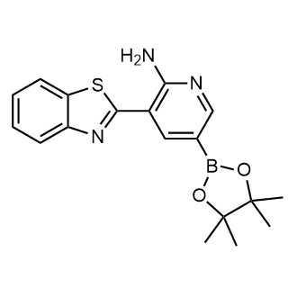 3-(Benzo[d]thiazol-2-yl)-5-(4,4,5,5-tetramethyl-1,3,2-dioxaborolan-2-yl)pyridin-2-amine|CS-0805646