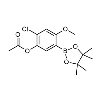 2-Fluoro-4-methoxy-5-(4,4,5,5-tetramethyl-1,3,2-dioxaborolan-2-yl)phenyl acetate|CS-0805717