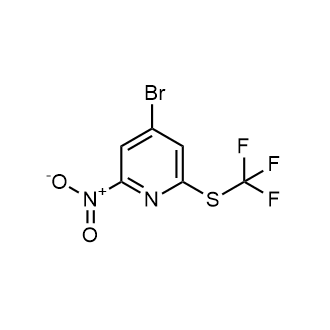 4-Bromo-2-nitro-6-((trifluoromethyl)thio)pyridine|CS-0805750