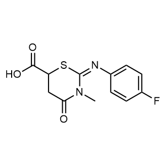 2-((4-Fluorophenyl)imino)-3-methyl-4-oxo-1,3-thiazinane-6-carboxylic acid|CS-0805764