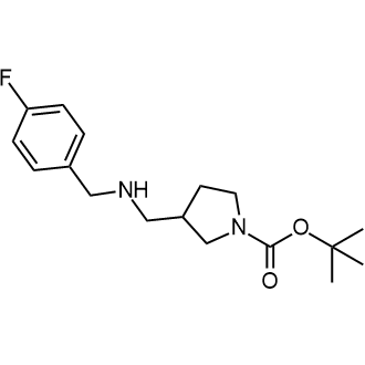 tert-Butyl 3-(((4-fluorobenzyl)amino)methyl)pyrrolidine-1-carboxylate|CS-0805788