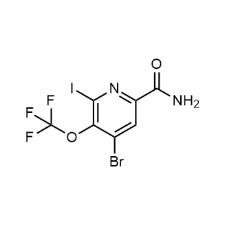 4-Bromo-6-iodo-5-(trifluoromethoxy)picolinamide|CS-0805861
