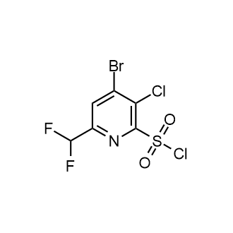4-Bromo-3-chloro-6-(difluoromethyl)pyridine-2-sulfonyl chloride|CS-0805868
